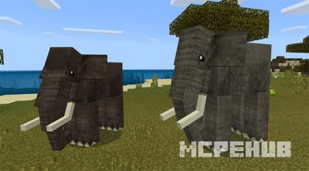 Мод: Слоны и Мамонты для Minecraft 1.8