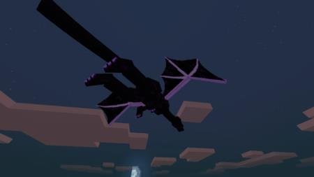 Новые текстуры Дракона Края с пурпурным свечением энергии Края