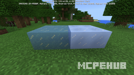 Два вида льда в MCPE