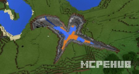 Каньон в Minecraft Pocket Edition