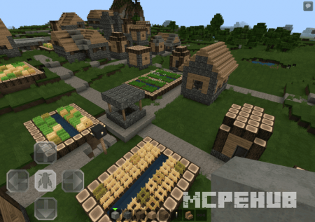Деревня, построенная из современных и очень красивых блоков