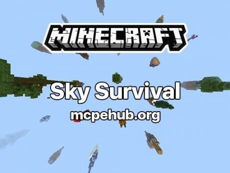 Карта: Выживание в небе для Minecraft PE