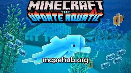 Логотип Aquatic Update Minecraft на Android