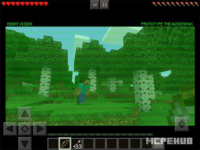 Minecraft Pe Night Vision Mod Pack 1.20