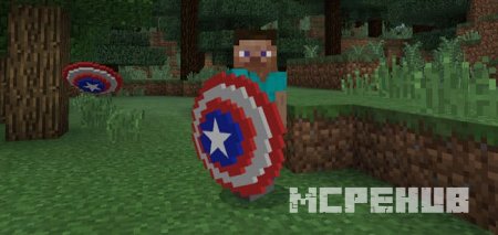 Мод: Щит капитана Америки для Minecraft PE
