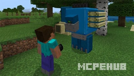 Мод: Механический робот для Minecraft PE