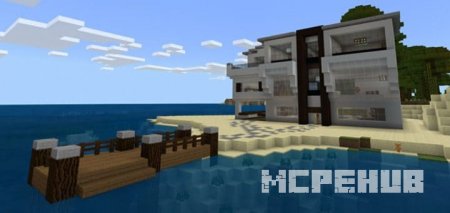 Карта: Дом у моря для Minecraft PE