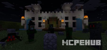 Карта: Замок в окружении для Minecraft PE