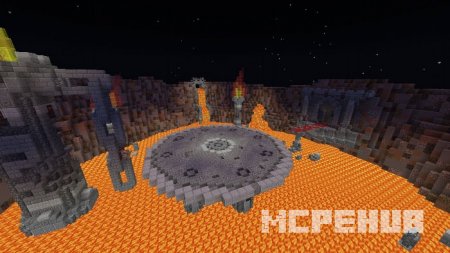 Карта: Сражения в Minecraft PE