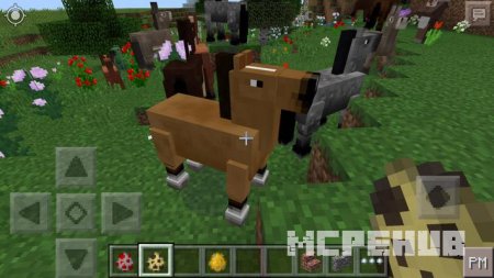 лошадь в игре Minecraft