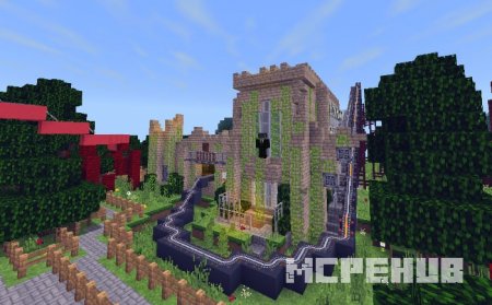 Карта: Парк Алтон Тауэрс для Minecraft PE