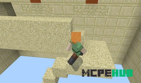 Карта: Бег на песке для Minecraft PE
