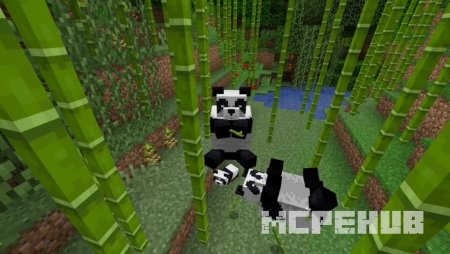 новые мобы - панды