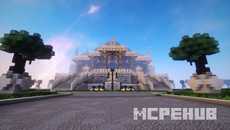 храм в игре Minecraft
