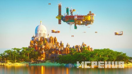 остров пиратов в Minecraft