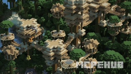 деревня в Minecraft