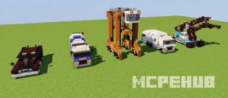 Автомобили в игре Minecraft Bedrock