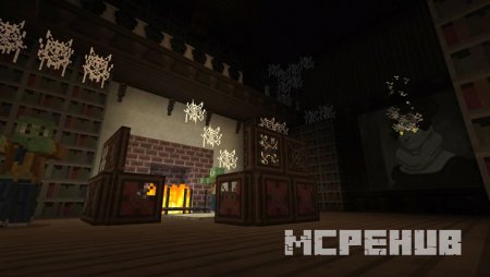 жуткая карта в Minecraft