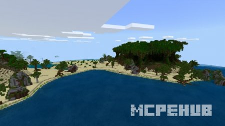 Карта: Тропический рай для Minecraft