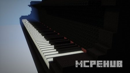 клавиши фортепиано в Minecraft