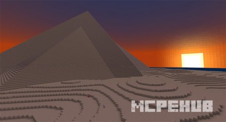 Карта: Пирамиды для Minecraft