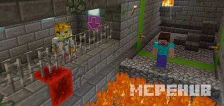 Карта: Смертельные прыжки для Minecraft