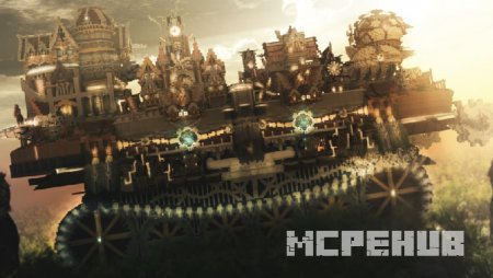 мобильный мегаполис в Minecraft