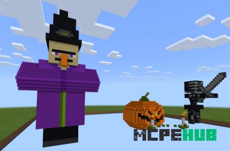 Карта: Веселый Хэллоуин для Minecraft