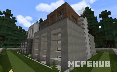 Карта: Современный дом для Minecraft