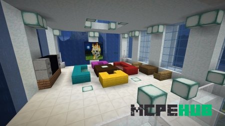 интерьер замка в Minecraft