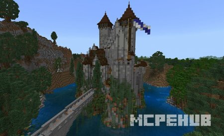 Карта: Особняк на озере для Minecraft
