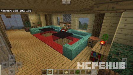 интерьер дома в Minecraft