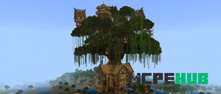 Как сделать дом на дереве в майнкрафт