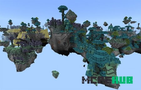 Карта: Измерение Эфир для Minecraft