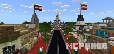 Скриншот Minecraft Walt Disneyworld 6