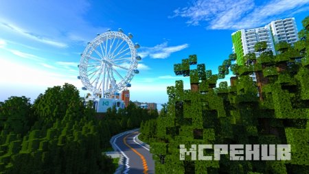 колесо обозрения в Minecraft