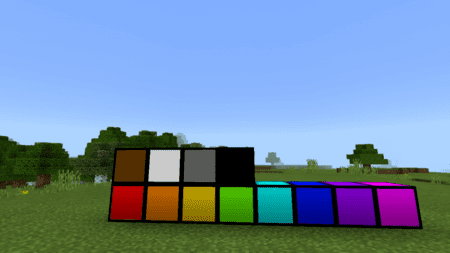 Разноцветные блоки с рамками