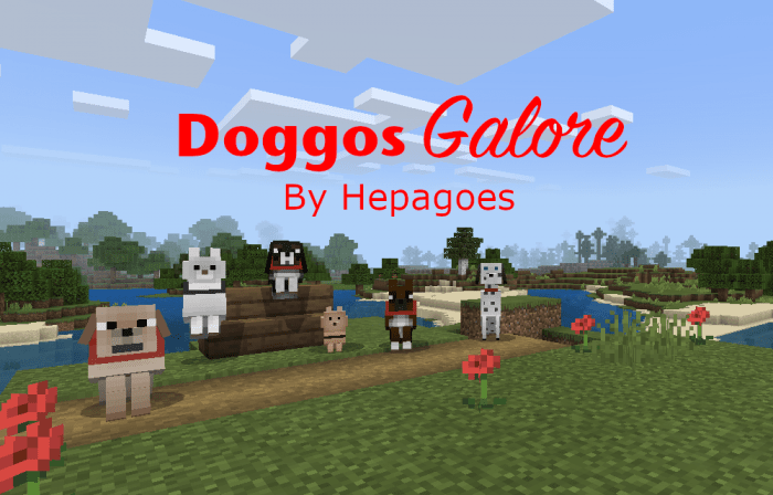Превью мода "Doggos Galore" с множеством собак