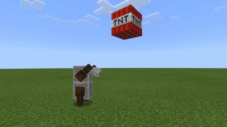мод подрывник с блоком TNT