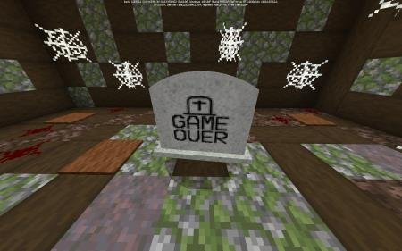 Надгробный камень с надписью "Игра окончена"