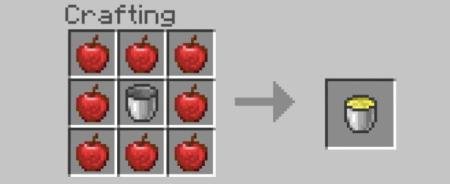 Рецепт крафта ведра с яблоками
