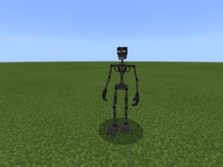 Жуткий аниматроник Эндо 01, состоящий только из скелета