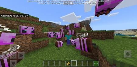 Молочные пчёлы фиолетового цвета в игре