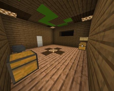 деревянная комната