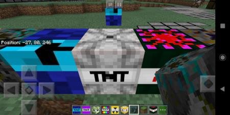Представление блока TNT с мощностью взрыва х5