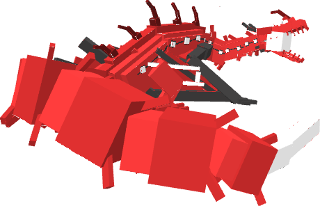 Красный дракон под названием "Нестабильная частица"
