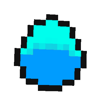 Синий энергетический кристалл