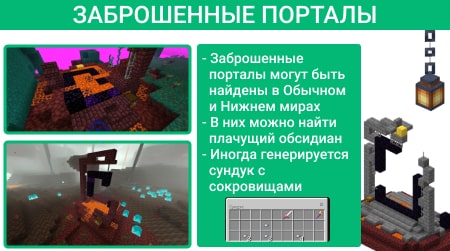 Описание заброшенных порталов