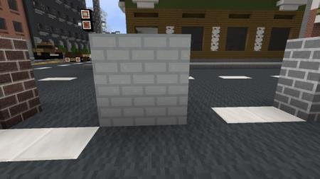 Блоки белого кирпича для постройки города в Майнкрафт