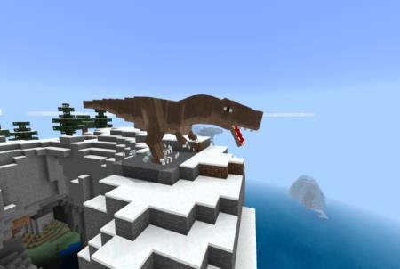 Тираннозавр на обрыве